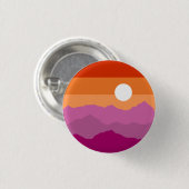 Subtle Lesbian Flag Pin Button (Voorkant /achterkant)