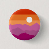 Subtle Lesbian Flag Pin Button (Voorkant)