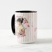 Subtle Majesty Cherry Blossom Anime Mug Mok (Voorkant links)