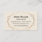 Subtle Modern Youth Ministry Visitekaartje (Voorkant)