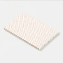 Subtle Neutral Grid Post-it Notes
