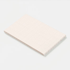 Subtle Neutral Grid Post-it Notes