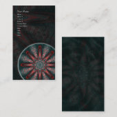 Subtle Passion Mandala - Verticaal Visitekaartje (Voorkant / Achterkant)