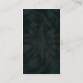 Subtle Passion Mandala - Verticaal Visitekaartje (Achterkant)