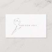 Subtle Pencil Moderne Native Artisan Business Afsprakenkaartje (Voorkant)