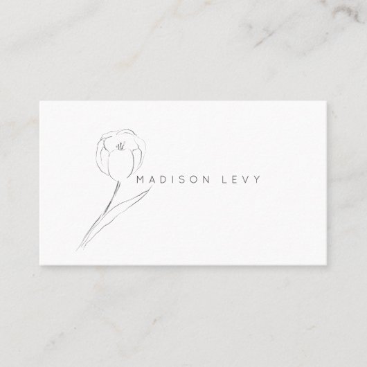 Subtle Pencil Moderne Native Artisan Business Afsprakenkaartje (Voorkant)