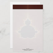 Subtle Power Fractal Briefpapier (Voorkant / Achterkant)