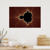 Subtle Power Fractal Poster (Keuken)