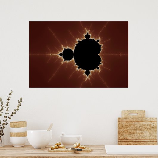 Subtle Power Fractal Poster (Keuken)