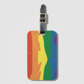 Subtle pride bagagelabel (Voorkant (verticaal))