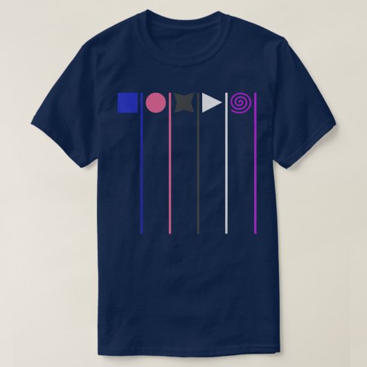 Subtle Pride Month Genderfluid Pride, Gender Fluid T-shirt (Design voorkant)
