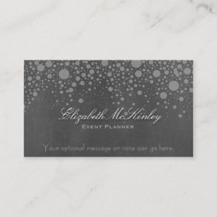 Subtle Retro Chalkboard met sterren Visitekaartje