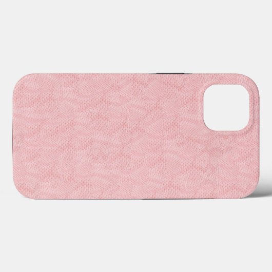 Subtle roze snakeskin-patroon Case-Mate iPhone case (Achterkant (horizontaal))
