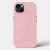 Subtle roze snakeskin-patroon Case-Mate iPhone case (Achterkant)