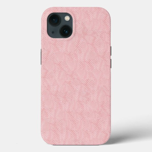 Subtle roze snakeskin-patroon Case-Mate iPhone case (Achterkant)