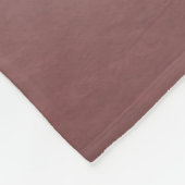 Subtle Sangria Fleece Deken (Hoek)