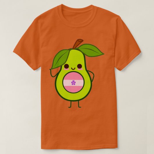 Subtle Sapphic Avocado sapphic avocado wlw avocado T-shirt (Design voorkant)