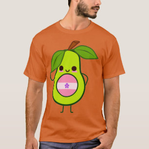 Subtle Sapphic Avocado sapphic avocado wlw avocado T-shirt