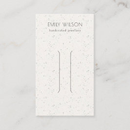 Subtle Soft White-keramische textuur Hair Pin Disp Visitekaartje