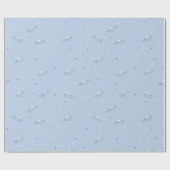 Subtle Spaceship Wrapping Paper Cadeaupapier (Vlak)