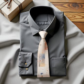 Subtle Spectrum Abstract Art Stropdas