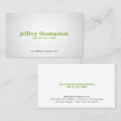 SUBTLE SPOTLIGHT No. 2 Designer Visitekaartje (Voorkant / Achterkant)