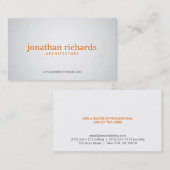 SUBTLE SPOTLIGHT No. 3 Designer Visitekaartje (Voorkant / Achterkant)