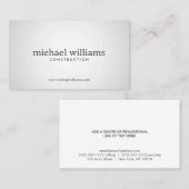 SUBTLE SPOTLIGHT No. 4 Designer Visitekaartje (Voorkant / Achterkant)