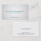 SUBTLE SPOTLIGHT No. 6 Designer Visitekaartje (Voorkant / Achterkant)