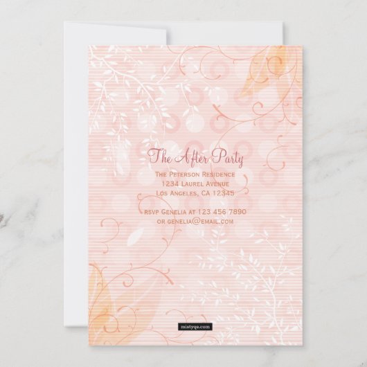 Subtle Swirls 3 Aankondiging van het Foto Afstuder (Achterkant)