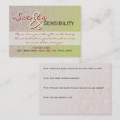 Subtle Swirls Visitekaartje (Voorkant / Achterkant)