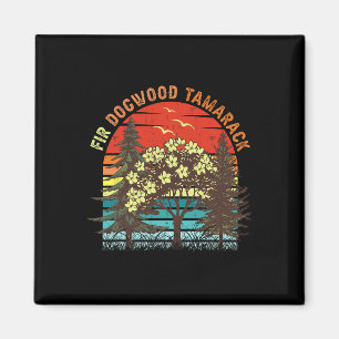 Subtle Tree Anti Trump Fir Dogwood Tamarack 1 Magneet