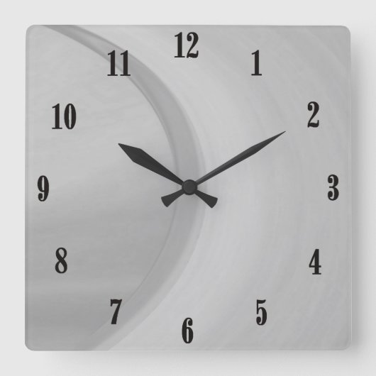 Subtle Vierkante Klok (Voorkant)