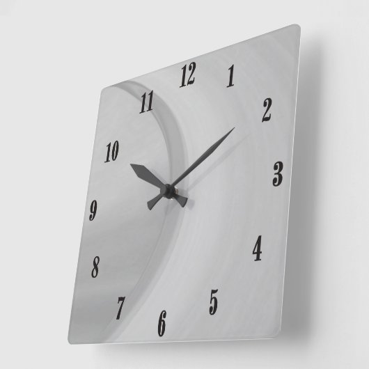 Subtle Vierkante Klok (Hoek)