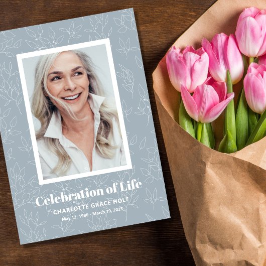 Subtle Vines Photo Memorial Programme Programma