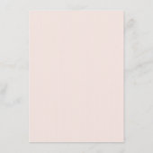 SUBTLE WASH BLUSH PINK FLORAL ADVICE BABY SHOWER INFORMATIEKAARTJE (Achterkant)