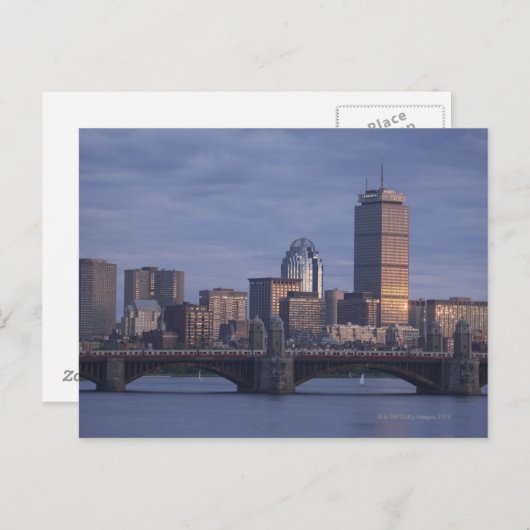 Subtrainen op de Longmede Bridge over de Briefkaart (Voorkant / Achterkant)