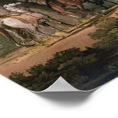 Subugal op de rivier de Coa, gegraveerd door C. Tu Poster (Hoek)