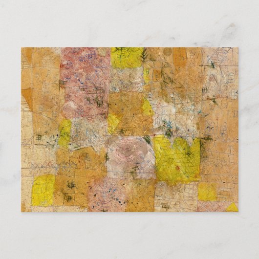 Suburban Idyll, 1926 by Paul Klee Briefkaart (Voorkant)