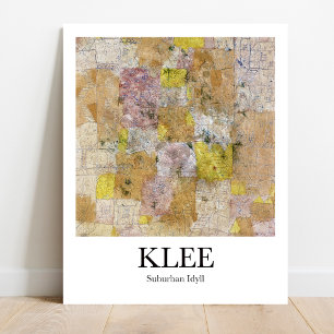 Suburban Idyll by Paul Klee Poster