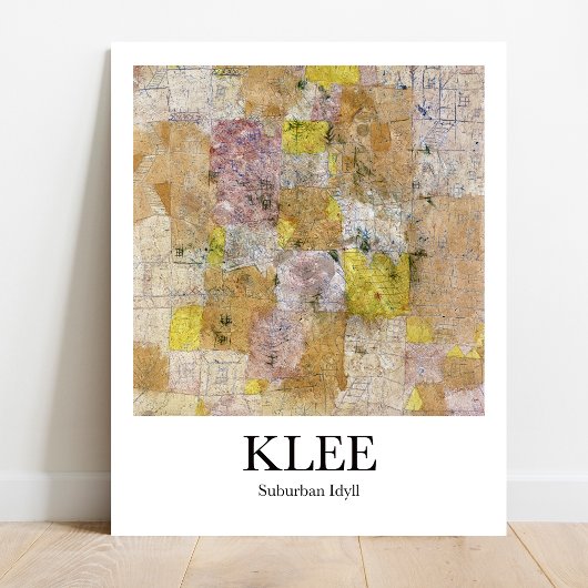 Suburban Idyll by Paul Klee Poster