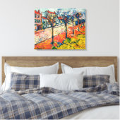 suburbane landschap | Maurice de Vlaminck | Canvas Afdruk (Insitu (Slaapkamer))