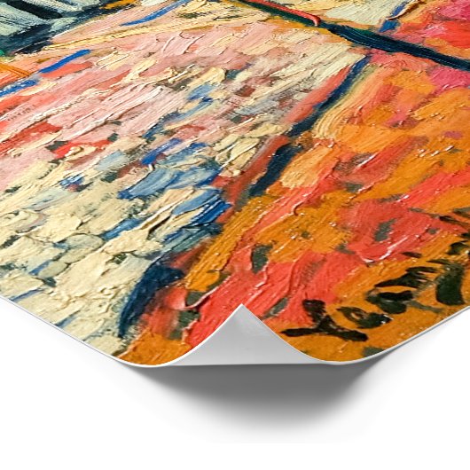 suburbane landschap | Maurice de Vlaminck | Poster (Hoek)