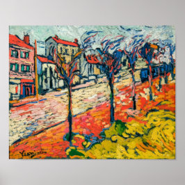 suburbane landschap | Maurice de Vlaminck | Poster