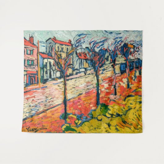 suburbane landschap | Maurice de Vlaminck | Wandkleed (Voorkant (horizontaal))