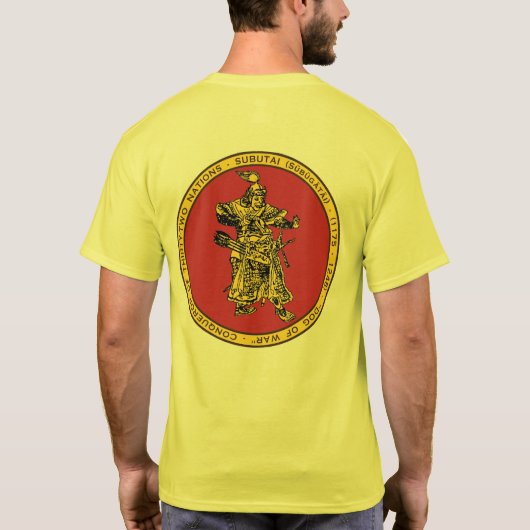 Subutai Red & Gold Seal Shirt (Achterkant)