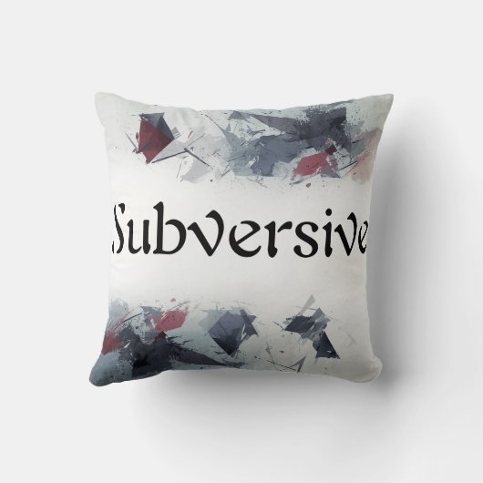 Subversive Kussen (Achterkant)