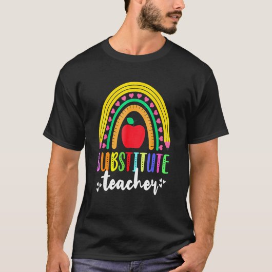 Subvierkant Rug achterste T-shirt (Voorkant)