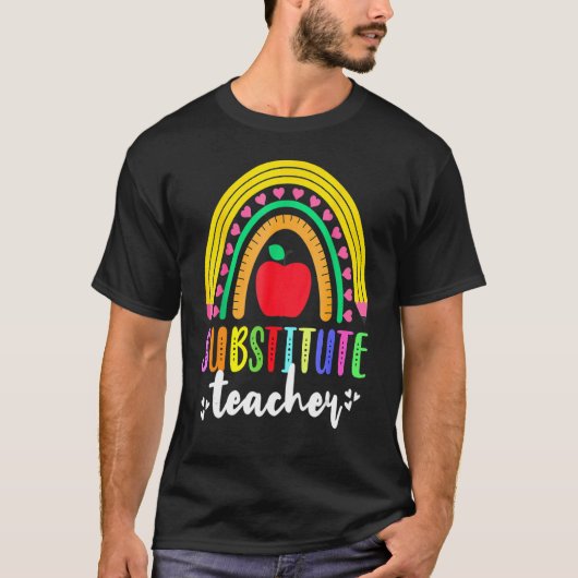 Subvierkant Rug achterste T-shirt (Voorkant)