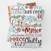 Subway Art, Postmark en vensterweergave Inpakpapier Vel (In situ)